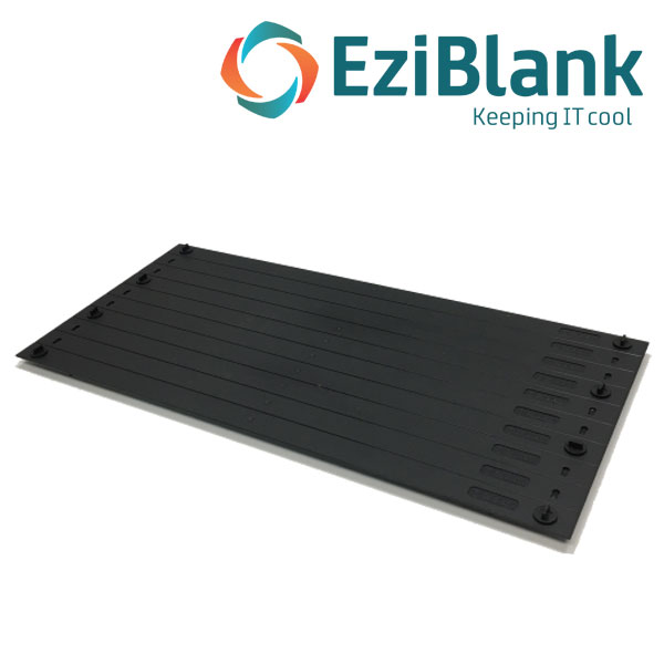 EziBlank Blanking Panels for ETSI Racks Black