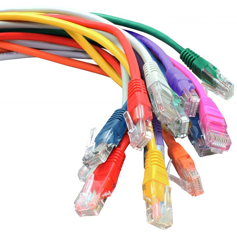 Cat5e Booted UTP RJ45 Patch Leads